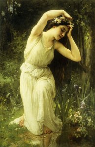 Una ninfa en el bosque de Charles Amable Lenoir