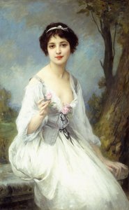 La rosa rosa de Charles Amable Lenoir