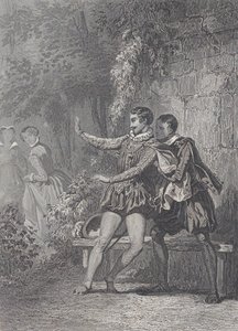La dama de Monsoreau, 1830-73 de Charles Amedee Colin