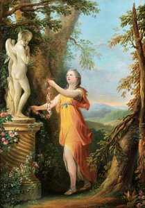 Charles André van Loo Sacrificio por amor de Charles André van Loo