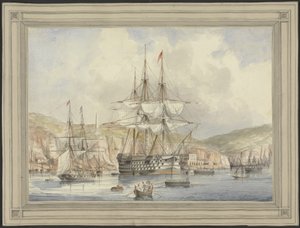 Vista en Malta, ca. 1849 de Charles Andrew Dyce