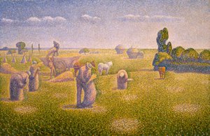 Los Segadores, 1892 de Charles Angrand