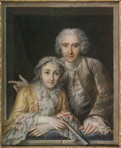 Retrato de Philippe Coypel y su esposa de Charles Antoine Coypel