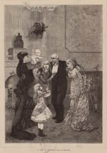 Un par de muletas (grabado) de Charles Auguste (1841-1905) (after) Loye