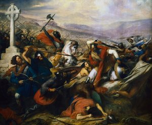 Batalla de Poitiers, Francia, 732 1837