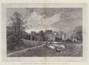 Castillo de Hawarden, la residencia del Muy Honorable William Ewart Gladstone, MP