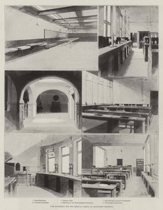 Nuevos edificios para la Escuela de Medicina en el Hospital Middlesex de Charles Auguste Loye