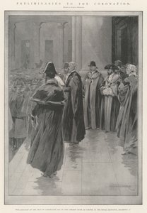 Preliminares a la coronación de Charles Auguste Loye