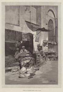 Tienda de sillas de montar y arneses en El Cairo de Charles Auguste Loye