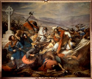 Batalla de Poitiers, 25 de octubre de 732 de Charles Auguste Steuben