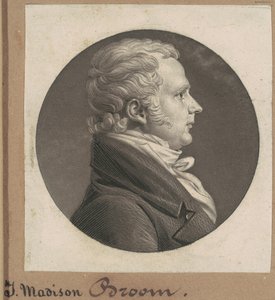 James Madison Broom de Charles B. J. Févret de Saint Mémin