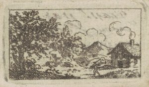 Paisaje con Casa de Charles B. J. Févret de Saint Mémin