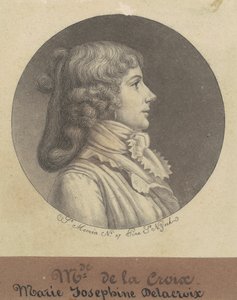 Marie Josephine Delacroix de Charles B. J. Févret de Saint Mémin