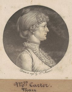 Mary Nelson Carter de Charles B. J. Févret de Saint Mémin