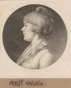 Mary Wright Sonntag Wells de Charles B. J. Févret de Saint Mémin