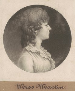 Señorita Martin de Charles B. J. Févret de Saint Mémin
