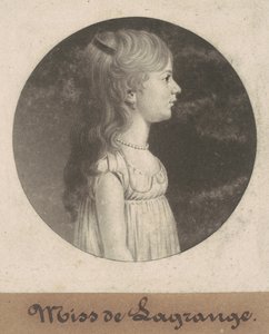 Señorita de la Grange de Charles B. J. Févret de Saint Mémin