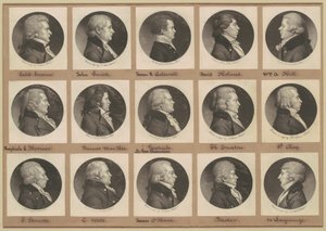 Colección de Retratos de Saint-Mémin, Grupo 13 de Charles B. J. Févret de Saint Mémin