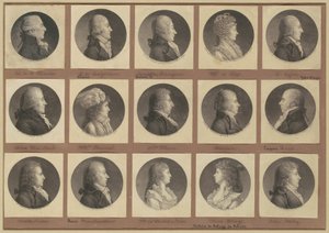 Colección de Retratos de Saint-Mémin, Grupo 1 de Charles B. J. Févret de Saint Mémin