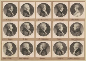 Colección de retratos de Saint-Mémin, Grupo 21 de Charles B. J. Févret de Saint Mémin