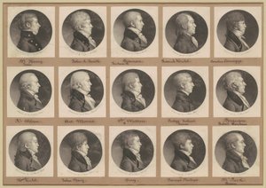 Colección de Retratos de Saint-Mémin, Grupo 22 de Charles B. J. Févret de Saint Mémin