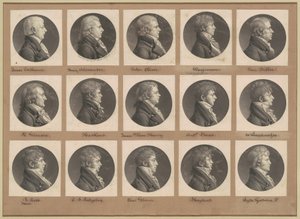 Colección de Retratos de Saint-Mémin, Grupo 26 de Charles B. J. Févret de Saint Mémin