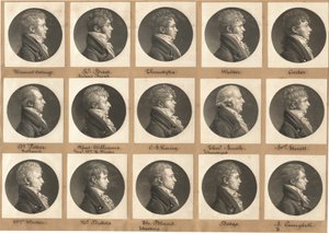 Colección de retratos de Saint-Mémin, Grupo 27 de Charles B. J. Févret de Saint Mémin