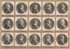 Colección de Retratos de Saint-Mémin, Grupo 29 de Charles B. J. Févret de Saint Mémin