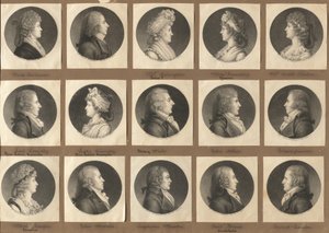 Colección de retratos de Saint-Mémin, Grupo 2 de Charles B. J. Févret de Saint Mémin
