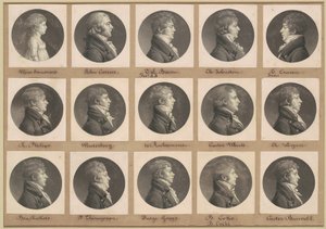 Colección de retratos de Saint-Mémin, Grupo 30 de Charles B. J. Févret de Saint Mémin