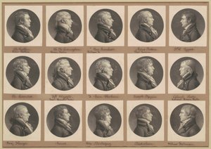 Colección de Retratos de Saint-Mémin, Grupo 32 de Charles B. J. Févret de Saint Mémin