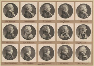 Colección de retratos de Saint-Mémin, Grupo 34 de Charles B. J. Févret de Saint Mémin