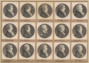 Colección de Retratos de Saint-Mémin, Grupo 39 de Charles B. J. Févret de Saint Mémin