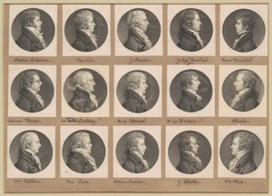 Colección de retratos de Saint-Mémin, Grupo 40 de Charles B. J. Févret de Saint Mémin