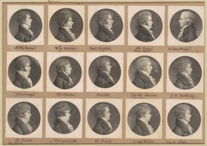 Colección de retratos de Saint-Mémin, Grupo 41 de Charles B. J. Févret de Saint Mémin