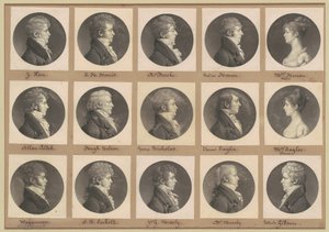 Colección de retratos de Saint-Mémin, Grupo 42 de Charles B. J. Févret de Saint Mémin