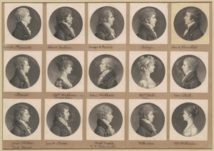 Colección de retratos de Saint-Mémin, Grupo 43 de Charles B. J. Févret de Saint Mémin