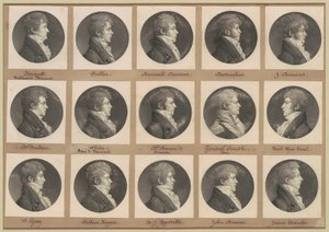 Colección de Retratos de Saint-Mémin, Grupo 45 de Charles B. J. Févret de Saint Mémin