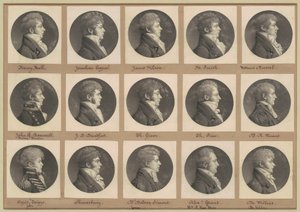 Colección de retratos de Saint-Mémin, Grupo 46 de Charles B. J. Févret de Saint Mémin