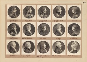 Colección de retratos de Saint-Mémin, Grupo 48 de Charles B. J. Févret de Saint Mémin