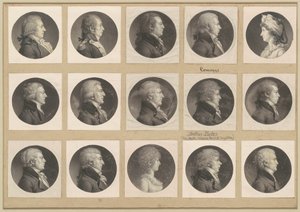 Colección de retratos de Saint-Mémin, Grupo 53 de Charles B. J. Févret de Saint Mémin