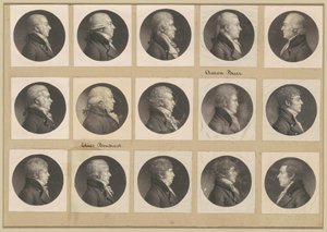 Colección de retratos de Saint-Mémin, Grupo 54 de Charles B. J. Févret de Saint Mémin