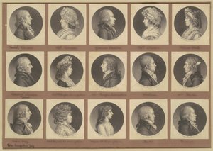 Colección de retratos de Saint-Mémin, Grupo 5 de Charles B. J. Févret de Saint Mémin