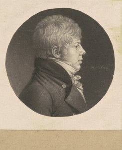 Hombre no identificado de Charles B. J. Févret de Saint Mémin