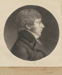 Hombre no identificado de Charles B. J. Févret de Saint Mémin