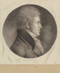 Hombre no identificado de Charles B. J. Févret de Saint Mémin