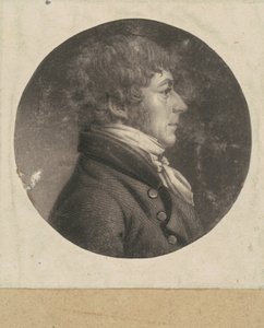 Hombre no identificado de Charles B. J. Févret de Saint Mémin