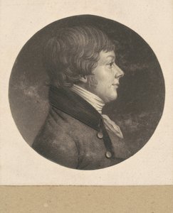 Hombre no identificado de Charles B. J. Févret de Saint Mémin