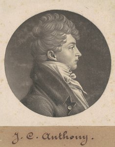 Hombre no identificado de Charles B. J. Févret de Saint Mémin