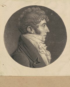 Hombre no identificado de Charles B. J. Févret de Saint Mémin